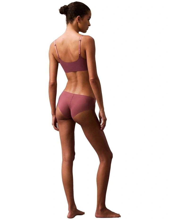 Invisibles Lightly Lined Bralette Bra in Deep Mauve image 4