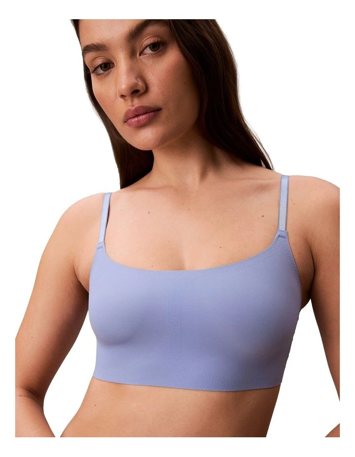 Invisibles Microfibre Stretch Lght Lined Bralette in Blue Tulip image 1