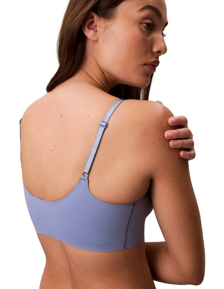 Invisibles Microfibre Stretch Lght Lined Bralette in Blue Tulip image 2