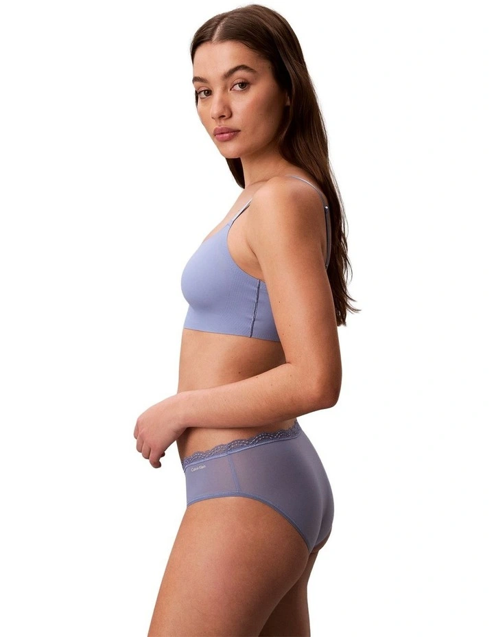 Invisibles Microfibre Stretch Lght Lined Bralette in Blue Tulip image 4