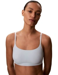 Invisibles Microfibre Stretch Lightly Lined Bralette in Sky Grey