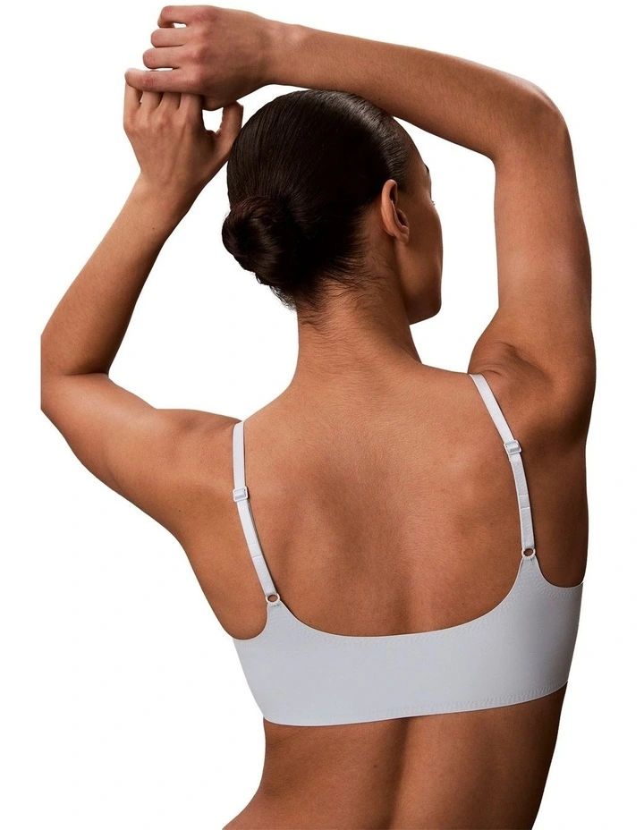 Invisibles Microfibre Stretch Lightly Lined Bralette Sky Grey image 2