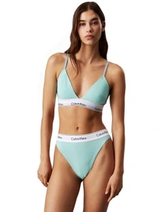 Icon Cotton Modal Lightly Lined Triangle in Beau Blue