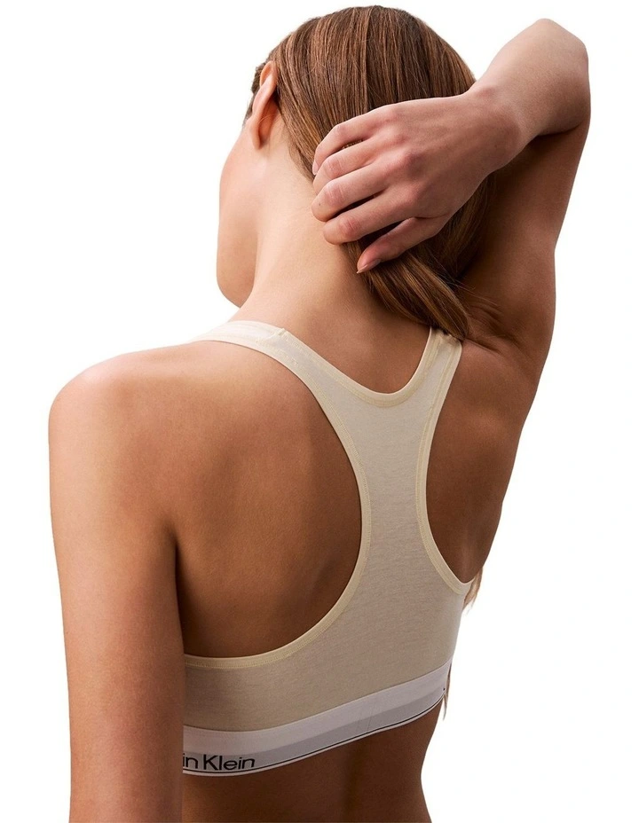 Icon Cotton Modal Unlined Bralette in Pear Sorbet image 2