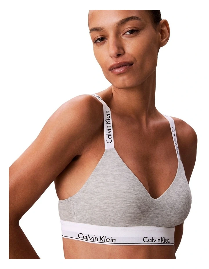 Icon Cotton Modal Lightly Lined Bralette image 1