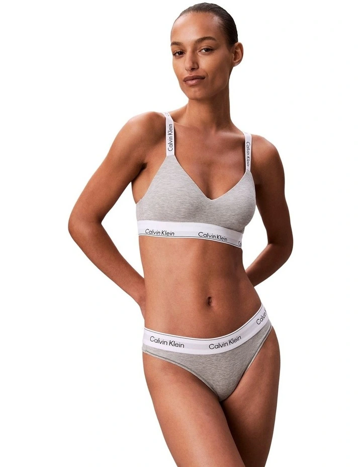Icon Cotton Modal Lightly Lined Bralette image 3