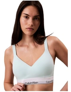 Icon Cotton Modal Lift Bralette Bra in Feel The Mint