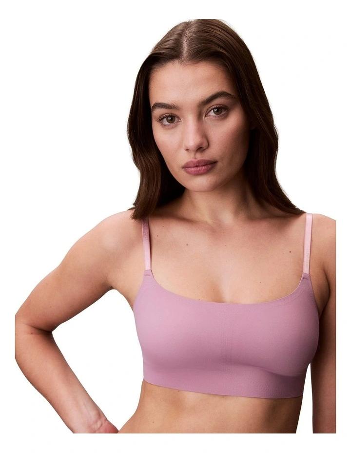 Invisibles Microfibre Stretch Light Lined Bralette in Soft Mauve image 1