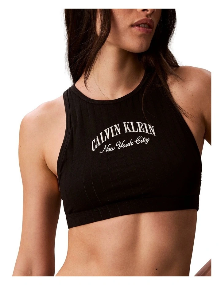 Heritage Athletic Unlined Bralette in Black image 1