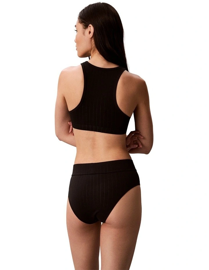 Heritage Athletic Unlined Bralette in Black image 3