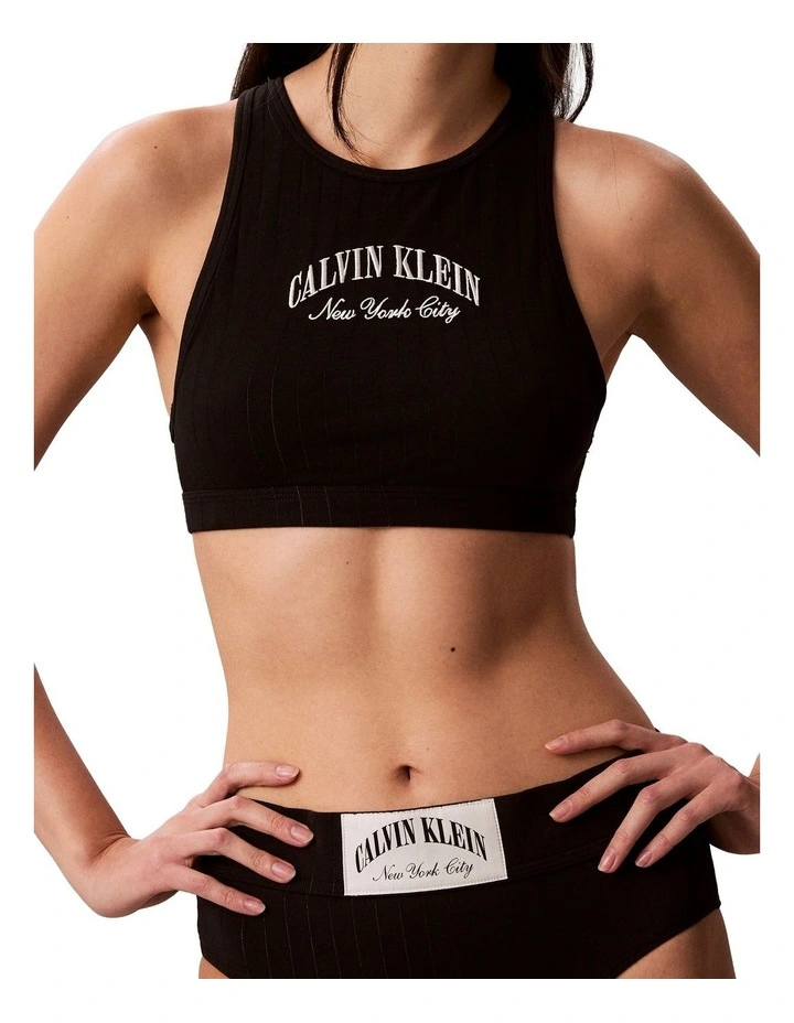 Heritage Athletic Unlined Bralette in Black image 4