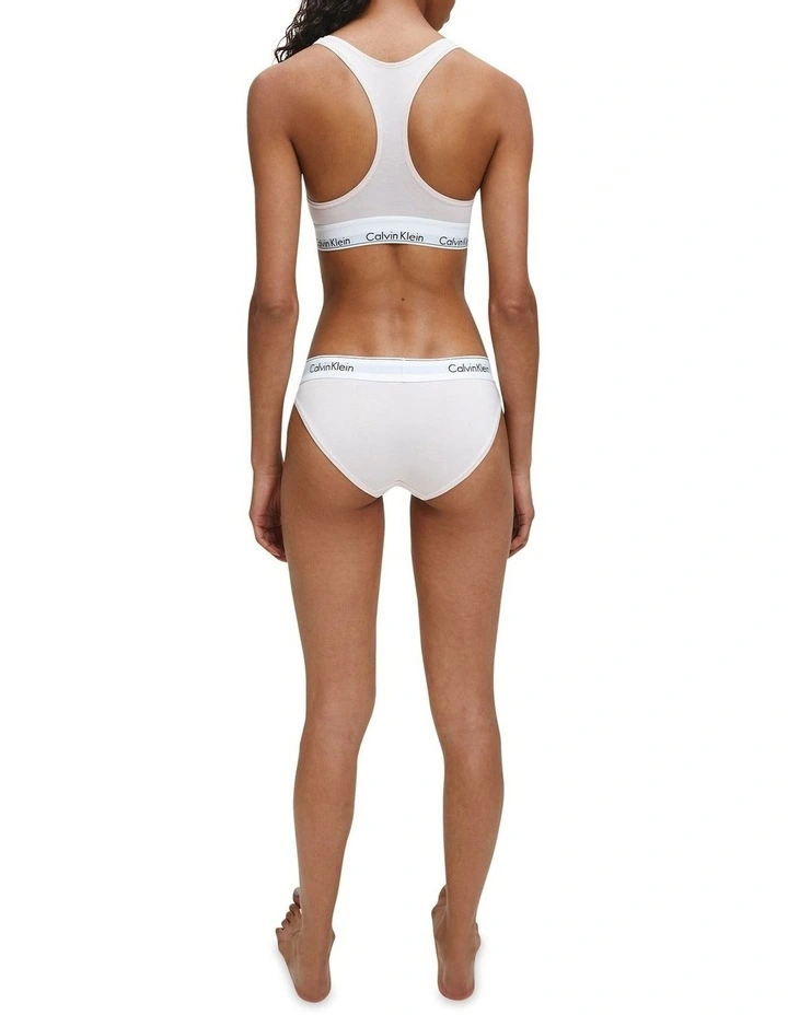 Modern Cotton Bralette in Nymph's Thigh image 2