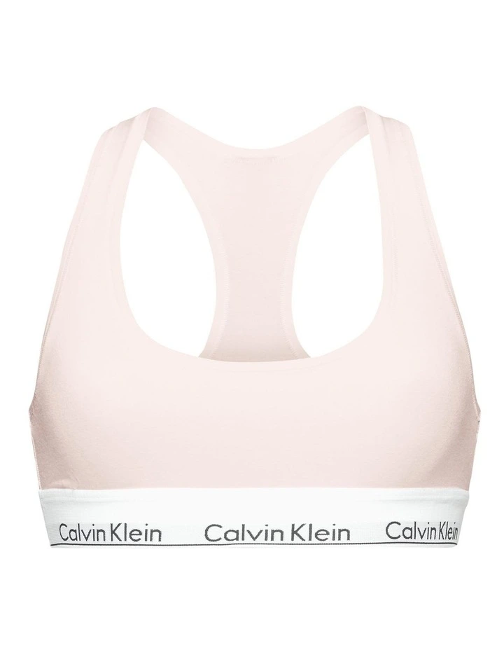 Modern Cotton Bralette in Nymph's Thigh image 4