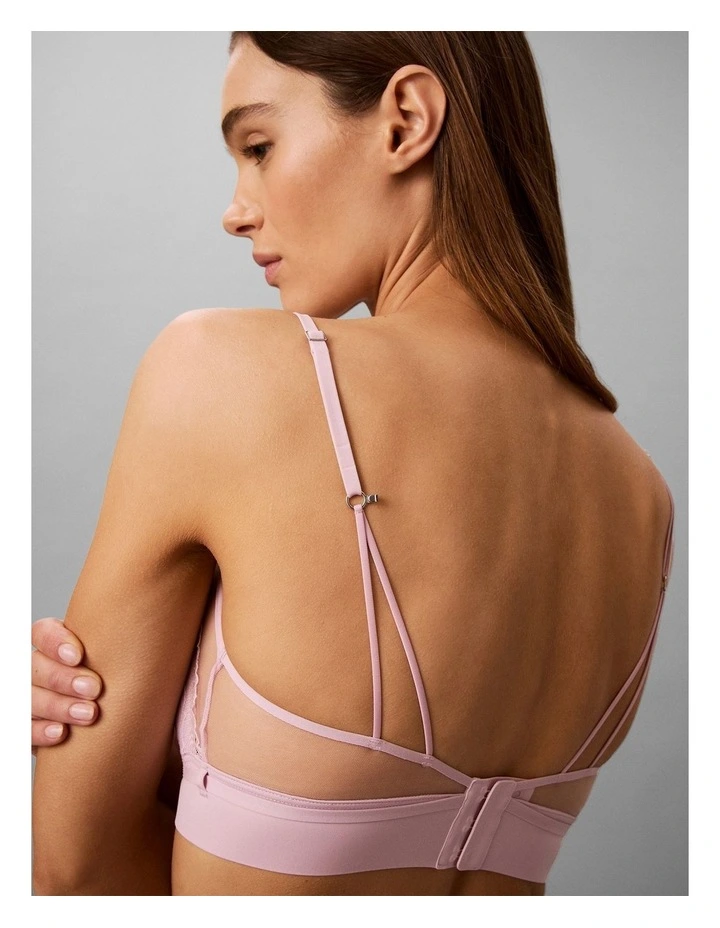 Ck Black Geo Lace Lift Triangle Hawaii Orchid image 2