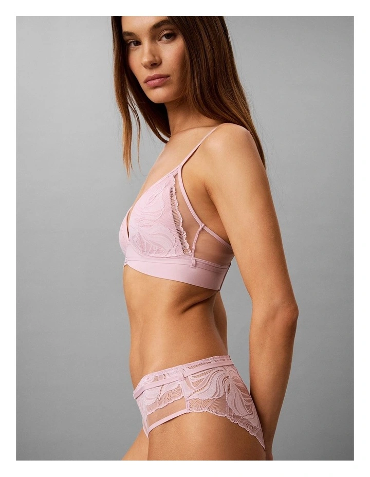 Ck Black Geo Lace Lift Triangle Hawaii Orchid image 4