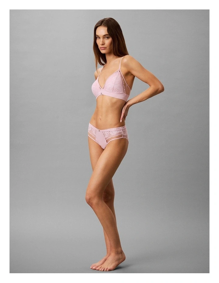 Ck Black Geo Lace Lift Triangle Hawaii Orchid image 6