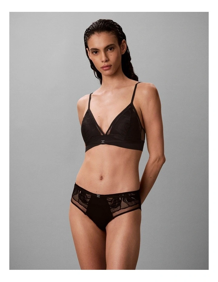 Ck Black Geo Lace Lift Triangle Black image 3