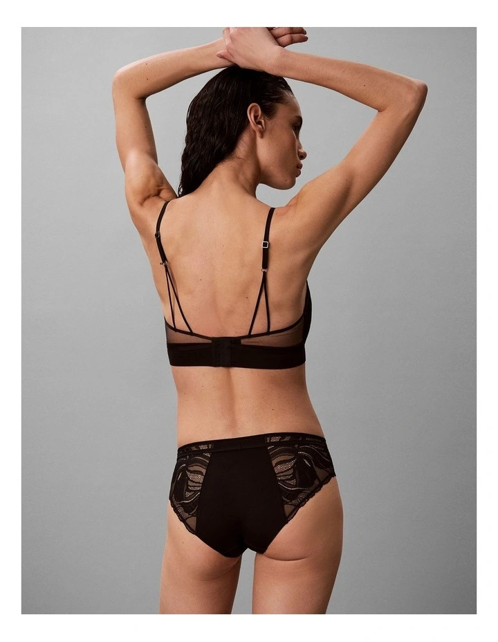 Ck Black Geo Lace Lift Triangle Black image 4