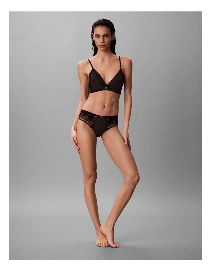 Ck Black Geo Lace Lift Triangle Black image 6