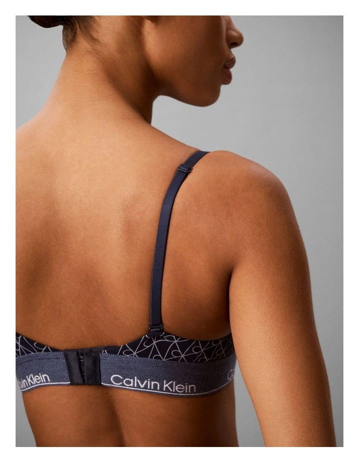 Calvin Klein Icon Cotton Modal Lightly Lined Triangle Blue image 2