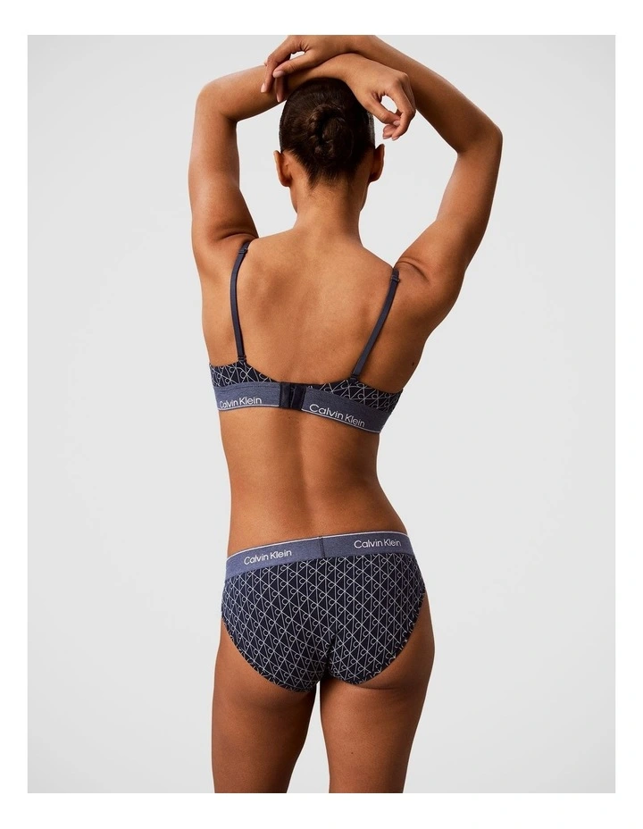Calvin Klein Icon Cotton Modal Lightly Lined Triangle Blue image 5