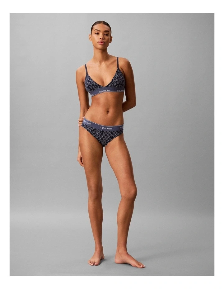 Calvin Klein Icon Cotton Modal Lightly Lined Triangle Blue image 6