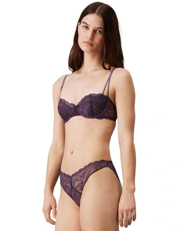 Instinct Lightly Lined Balconette Bra in Purple