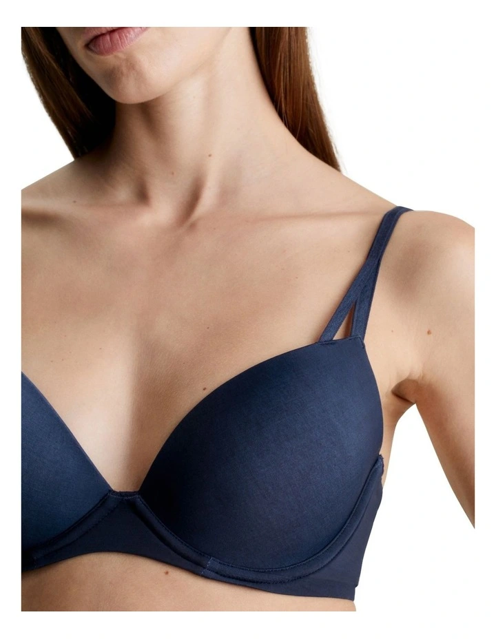 Seductive Comfort Light Lift Demi Bra in Navy image 3