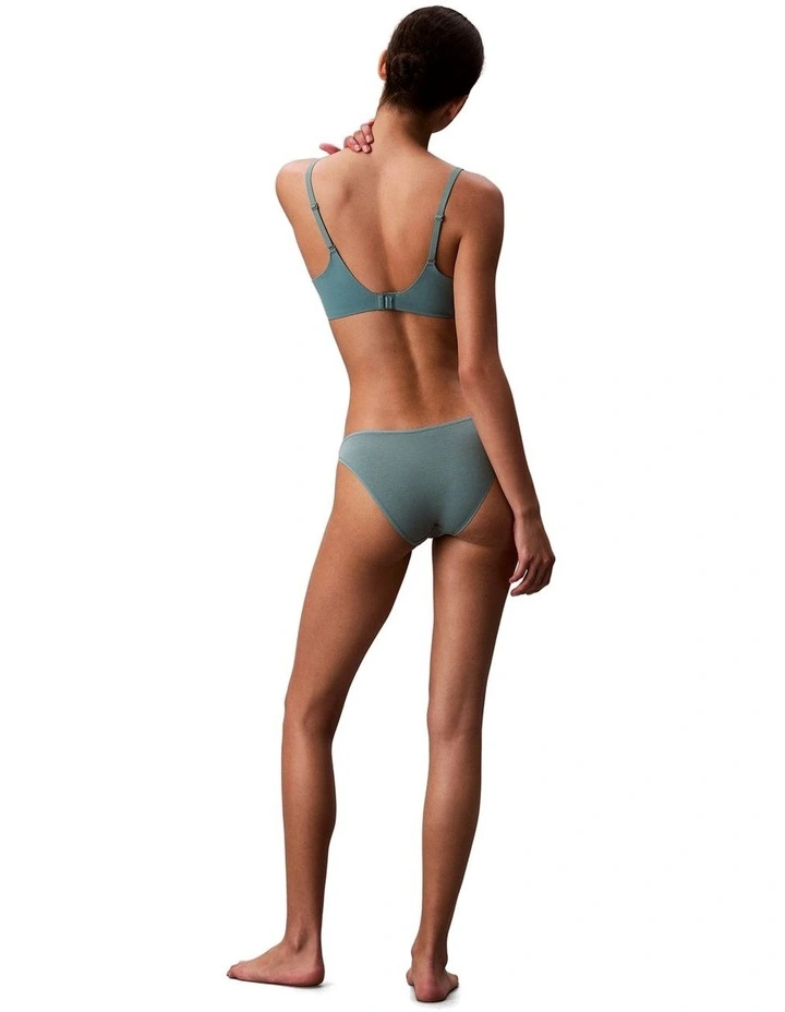 Ideal Cotton Bikini in Turquoise image 2