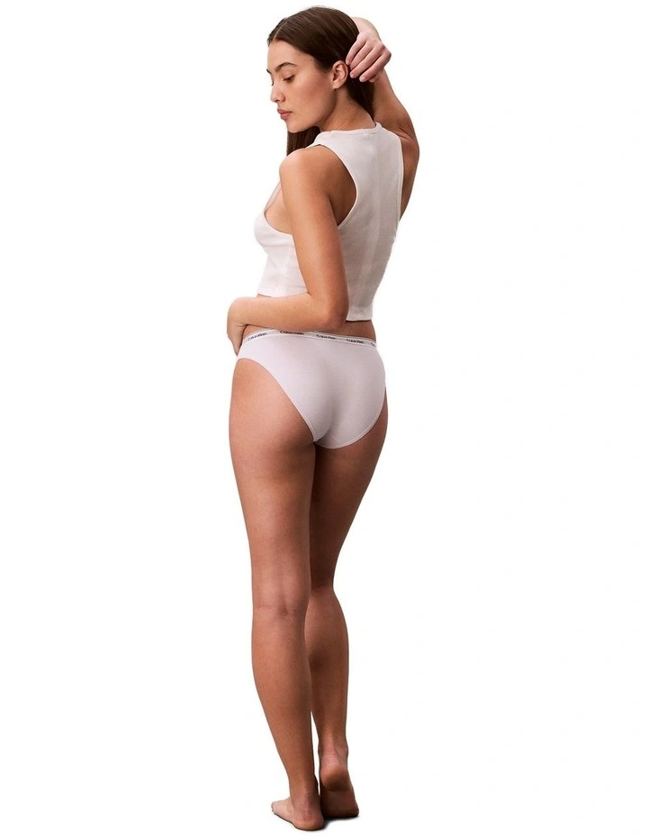 Icon Logo Bikini in Frosty Lilac image 5