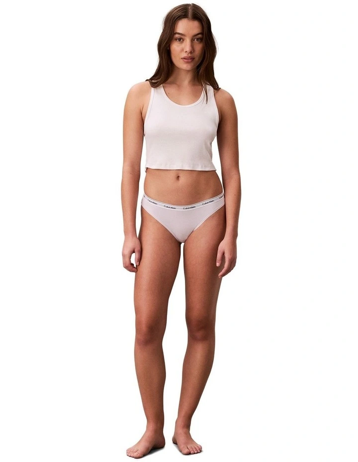 Icon Logo Bikini in Frosty Lilac image 6