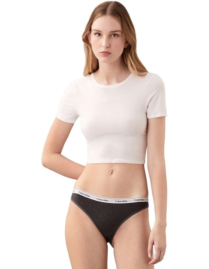 Icon Logo Bikini in Grey image 3