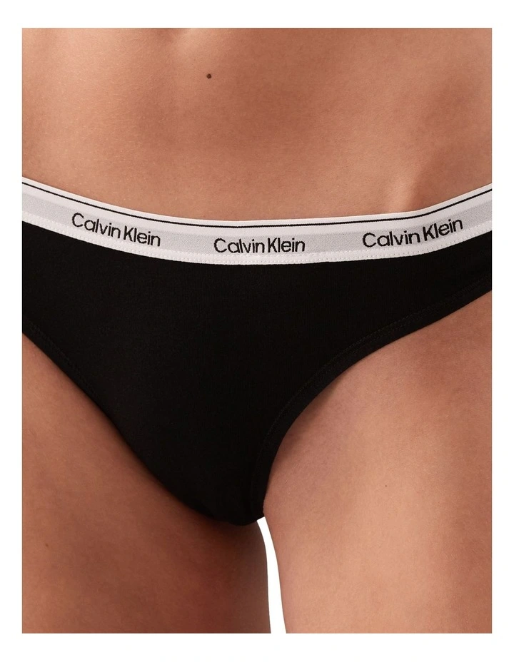 Icon Logo Bikini Brief 3 Pack in Multi image 3