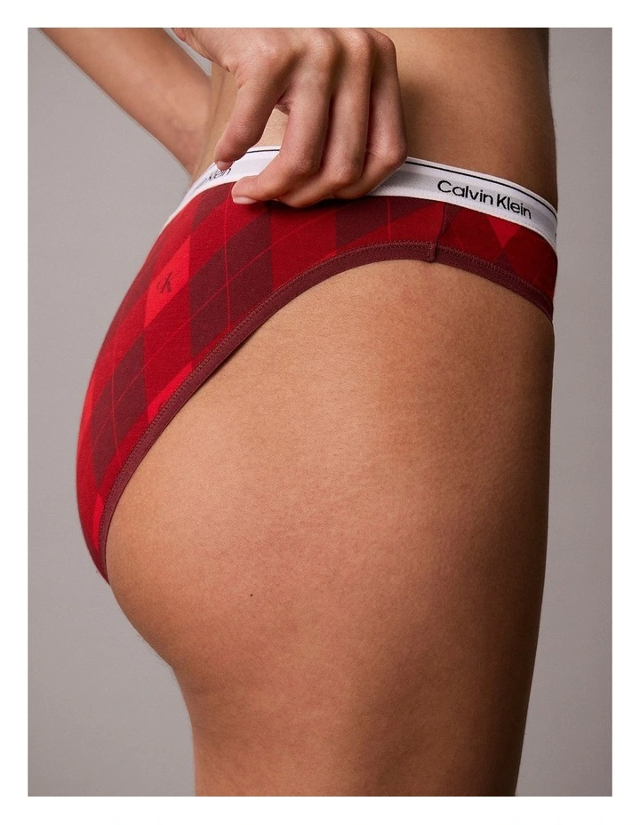 Icon Logo 5 Pack Low Rise Bikini Briefs in Blackgrey Heatherarg image 3