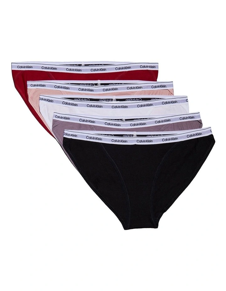 Modern Logo String Bikini 5 Pack in Multi Colours image 1