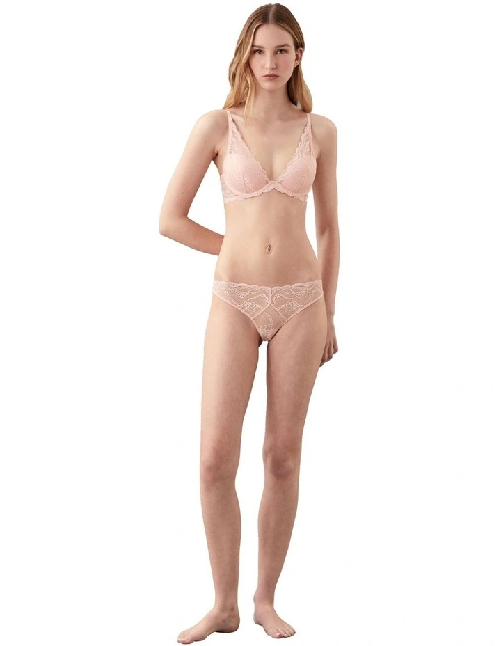 Sensual Stretch Lace Bikini in Orange image 4