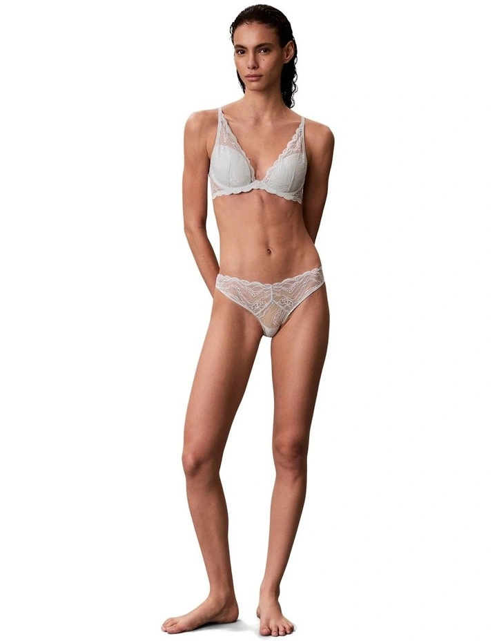 Sensual Stretch Lace Bikini Sky Grey image 4