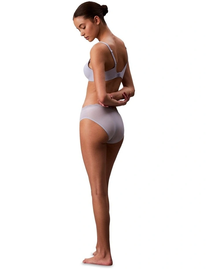 Micro Stretch with Lace Hipster Briefs image 2