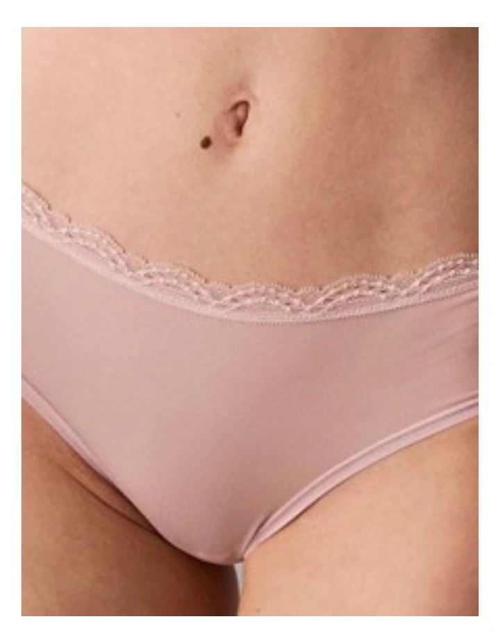 MICROFIBER STRETCH WITH LACE HIPSTER HAWAII ORCHID image 1