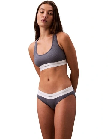 Modern Rib Bikini in Grisaille