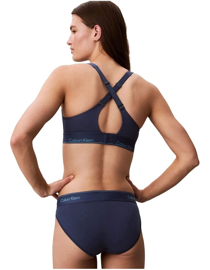 Icon Cotton Modal Bikini Brief in Blue image 5