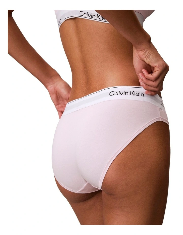 Icon Cotton Modal Bikini Brief in Cradle Pink image 2