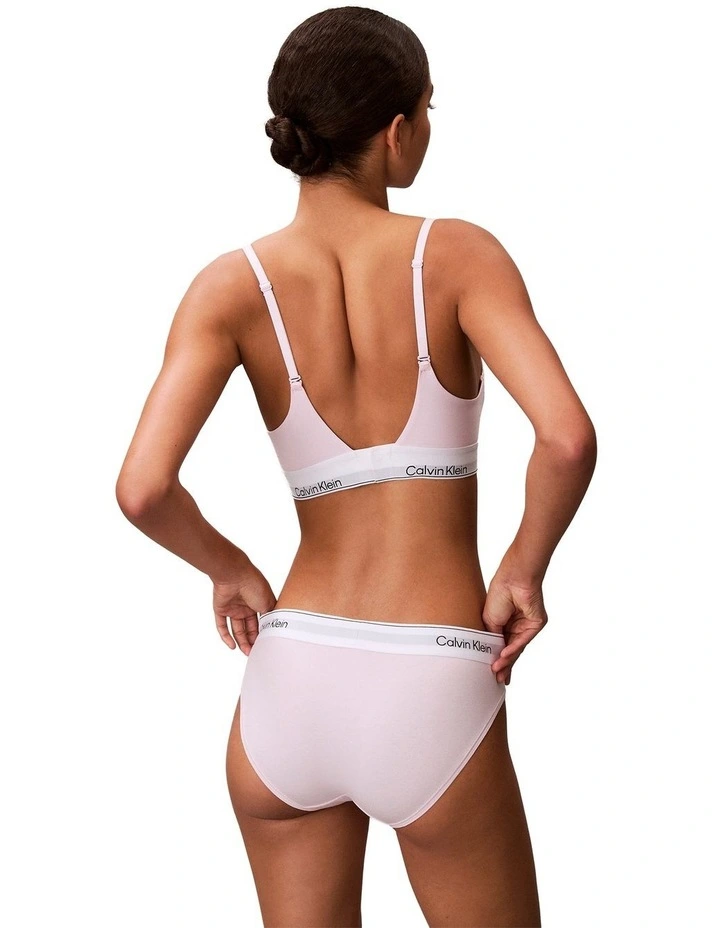 Icon Cotton Modal Bikini Brief in Cradle Pink image 4