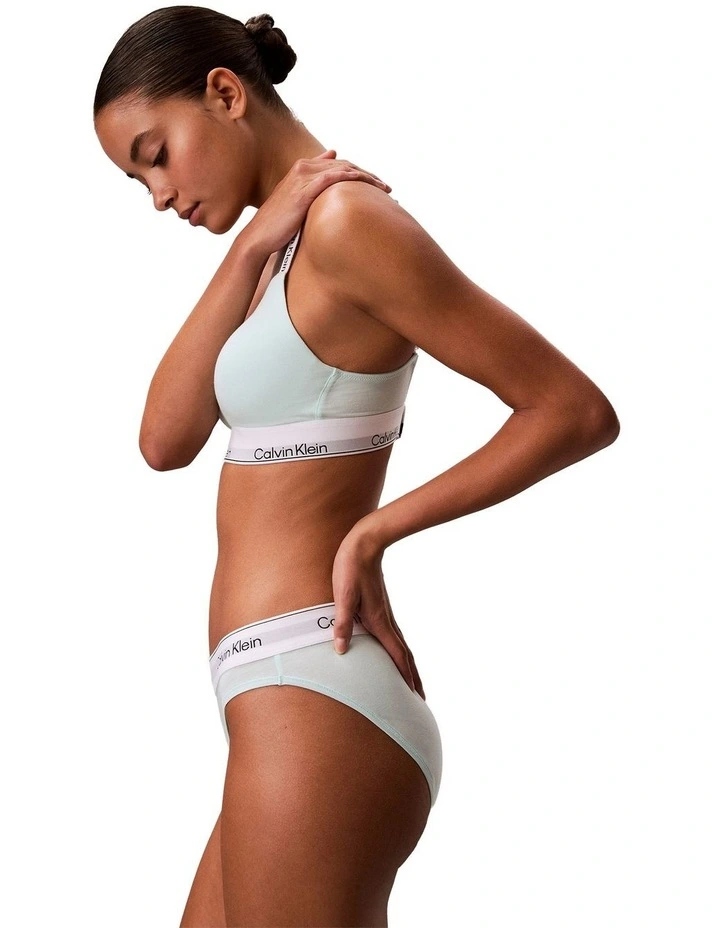 Icon Cotton Modal Bikini in Feel The Mint image 2