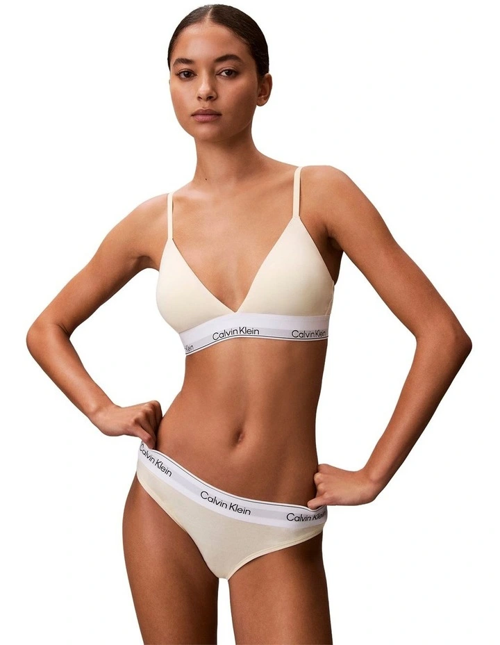 Icon Cotton Modal Bikini in Pear Sorbet image 3