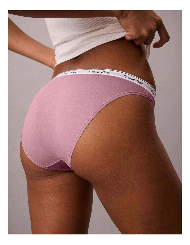 CALVIN KLEIN ICON LOGO BIKINI DUSKY ORCHID image 2