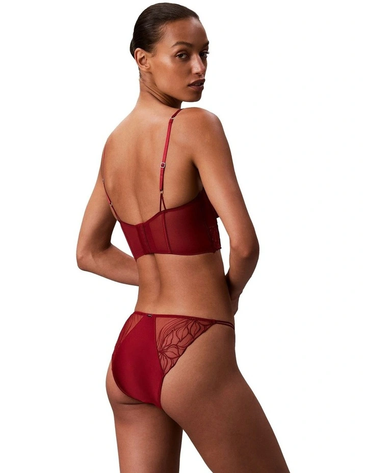 Calvin Klein Black Floral Lace Bikini image 2