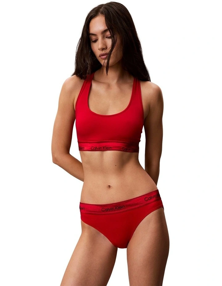 Icon Cotton Modal Limited Edition Bikini in Red image 1