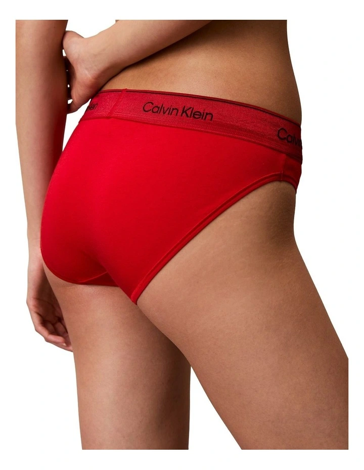 Icon Cotton Modal Limited Edition Bikini in Red image 4