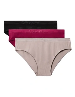 Bonded Flex Seamless Bikini 3-Pack in Assorted